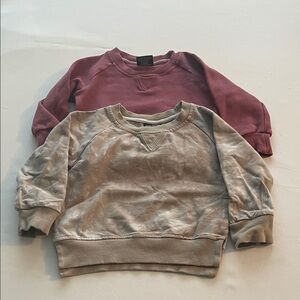 Little Bipsy sweatshirt-Bundle of two-Size 6-12 months
